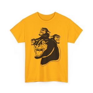 “Cerberus Chernobyl Cat” T-Shirt – Three Times the Cat-titude - Image 64
