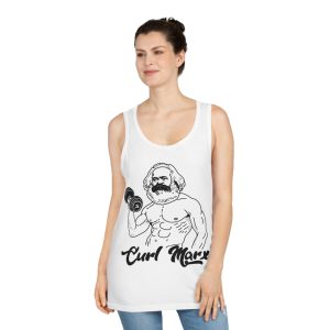 “Curl Marx” Tanktop - Lift the Manifesto - Image 4