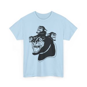 “Cerberus Chernobyl Cat” T-Shirt – Three Times the Cat-titude - Image 20