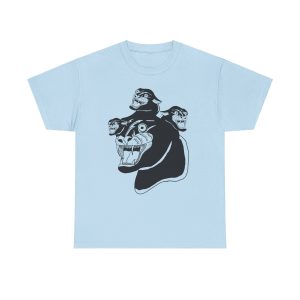 “Cerberus Chernobyl Cat” T-Shirt – Three Times the Cat-titude - Image 18