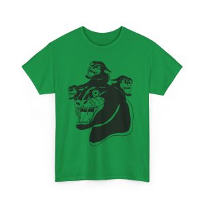 “Cerberus Chernobyl Cat” T-Shirt – Three Times the Cat-titude - Image 16