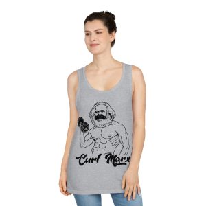 “Curl Marx” Tanktop - Lift the Manifesto - Image 8