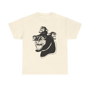 “Cerberus Chernobyl Cat” T-Shirt – Three Times the Cat-titude - Image 30